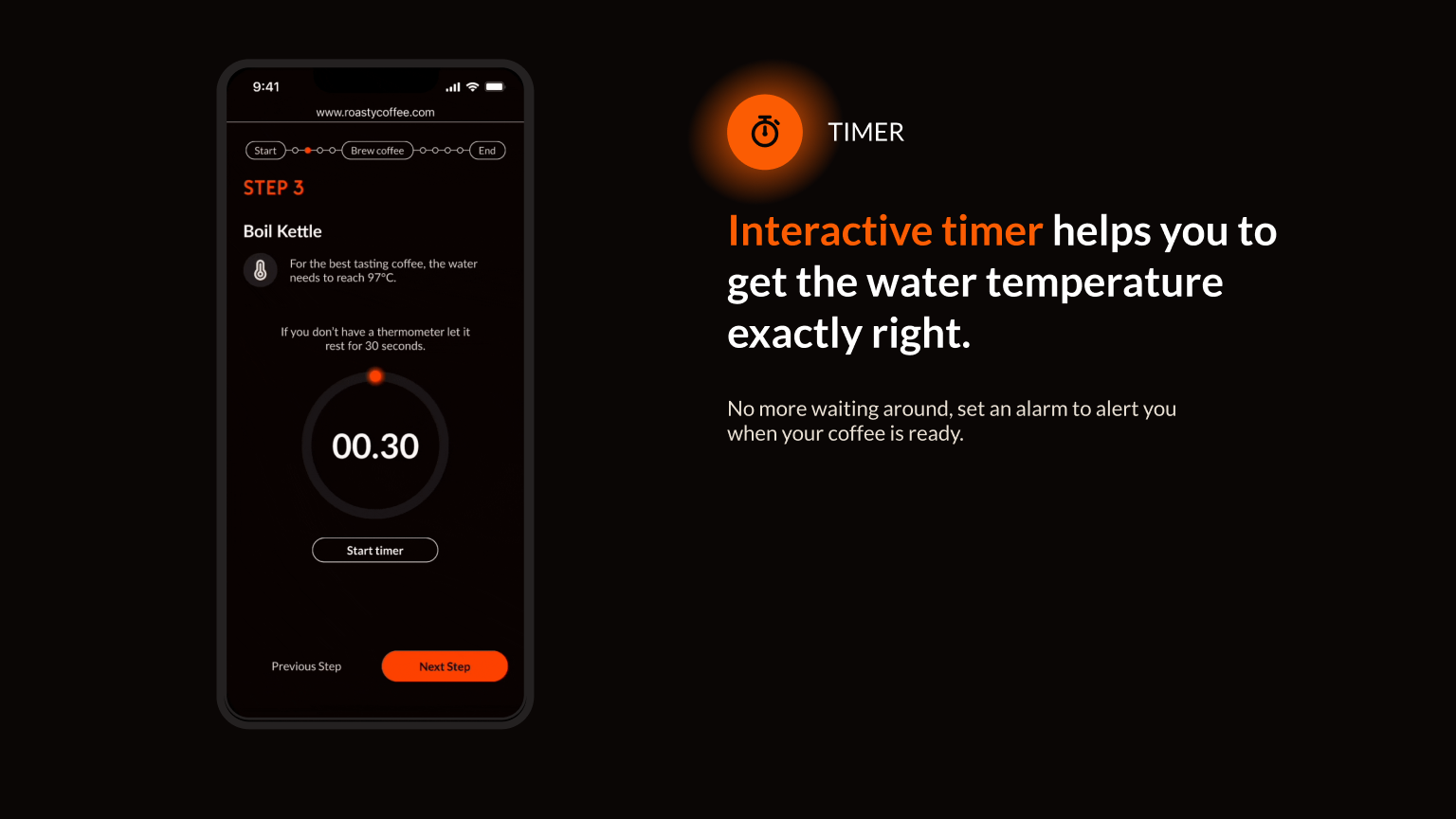 Final experience — step-by-step instructions